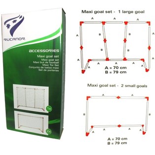 RUCANOR - SET DE PORTER&Iacute;AS DE F&Uacute;TBOL MAXI