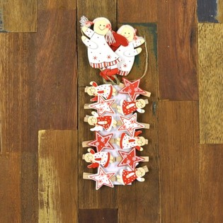 Cuerda de Lavado Decorativa Navide&ntilde;a (6 ud.)