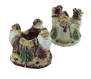 PORTAVELAS NAVIDE&Ntilde;O (2 uds.)