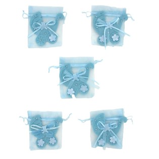 BOLSA DE REGALO NACIMIENTO - AZUL BEB&Eacute; (12 uds.)