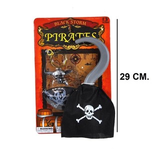 Set de PIRATA - BLACK STORM (6 uds.)