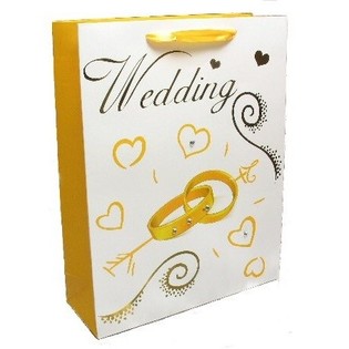 Bolsa de Regalo para Boda - Dorado (12 uds.)