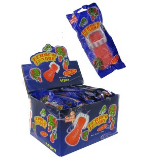 Dentadura de Vampiro con Lengua de Caramelo (40 uds.)