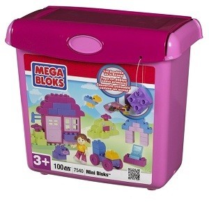 MEGABLOKS MINI BLOKS - 7540 Juego de Construcci&oacute;n (100 piezas)