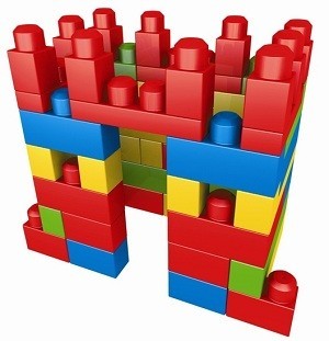 MEGA BLOKS Bolsa de Construcci&oacute;n (70 Piezas) - 8309