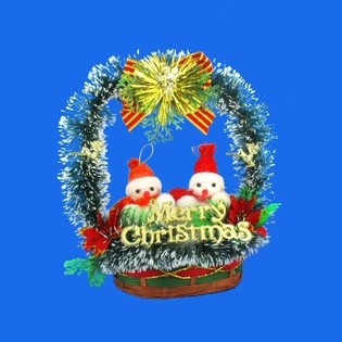 Cesta de Decoraci&oacute;n de Navidad (3 uds.)