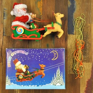 PAP&Aacute; NOEL EN TRINEO CON M&Uacute;SICA (2 uds.)