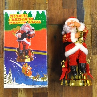 Pap&aacute; Noel Animado con Saxof&oacute;n (2 uds.)