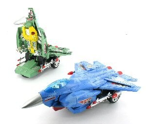 ROBOT F16 BUMP & GO - Avión de Combate Transformable