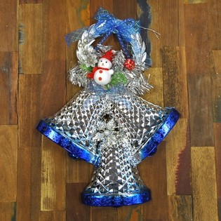 Colgador de Puerta Grande con Campanas de Navidad (2 uds.)