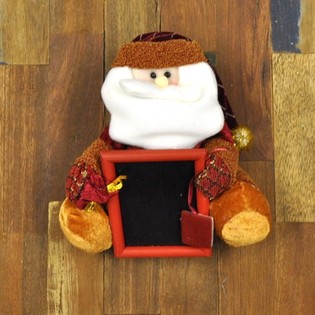 Mu&ntilde;eco de Nieve Navide&ntilde;o de Lujo con Pizarra (2 ud.)
