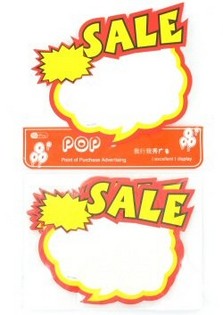 CARTELES DE OFERTA - MODELO 3 (10 uds.)