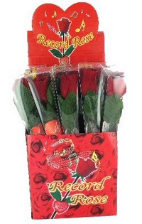 ROSA CON MENSAJE PERSONALIZADO (20 uds.)