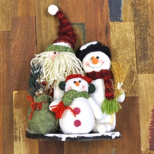 FAMILIA DE DECORACI&Oacute;N NAVIDE&Ntilde;A DE LUJO (1 ud.)