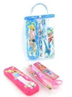 Divertido Set de Papeler&iacute;a en Bolsa con Accesorios (Pack de 24)