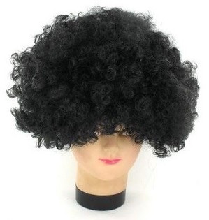 Peluca Afro Negra (5 uds.) - Mayorista Fiestas