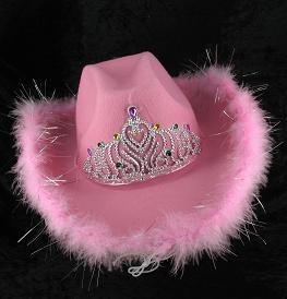 SOMBRERO DE COWBOY - ROSA (6 uds.)