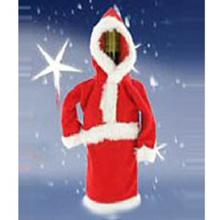 Funda de Jersey para Botella de Vino Pap&aacute; Noel (12 uds)