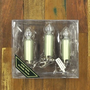 3 Velas Decorativas para &Aacute;rbol de Navidad con Clip (Lote de 6)