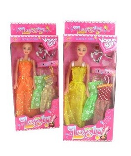 Mu&ntilde;eca de Moda My Lovely Girl con Vestidos y Pendientes