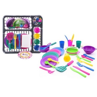 SET DE LAVADO DE VAJILLA DE JUGUETE
