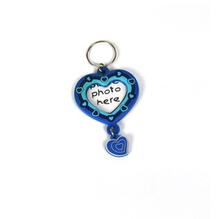 Llavero de Corazón Porta fotos - Azul (35 uds.)