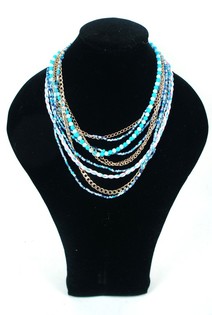 Collar Estilo Ibiza Azul (1 ud.)