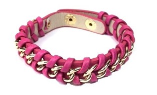 Pulsera Trenzada Fuchsia Estilo Ibiza (1 ud.)