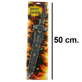 Puñal de juguete grande en tarjeta (6 uds.)