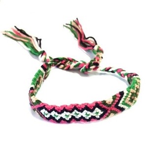 Pulsera trenzada estilo Ibiza multicolor (3 uds.)