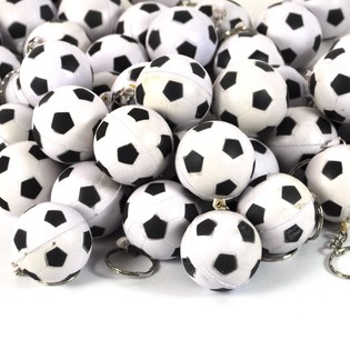 LLAVERO DE ESPUMA F&Ouml;TBOL (50 uds)