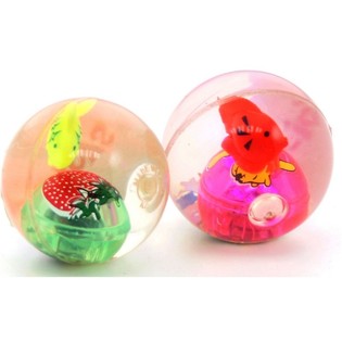 Pelotas Saltarinas Transparentes con Figuras (36 uds.)