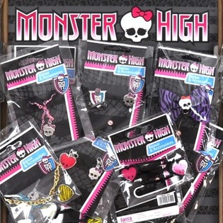 MATTEL MONSTER HIGH - MEGA MIX CAJA SORPRESA: BISUTER&Iacute;A Y ACCESORIOS (100 ud.)