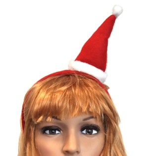 DIADEMA GORRO DE NAVIDAD PARA NIÑOS (12 uds.)