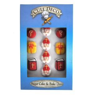 Decoraciones Comestibles de Sinterklaas para Cupcakes (12 uds.)