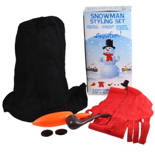 Set de Accesorios para Mu&ntilde;eco de Nieve de 6 Piezas (Pack de 3)