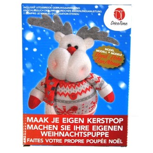 CREA TU PROPIO MU&Ntilde;ECO DE NAVIDAD DE PELUCHE (6 uds.)