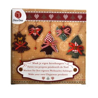 Set de 5 Piezas Crea tus Propios Adornos Navide&ntilde;os - Modelo 1 (6 uds.)