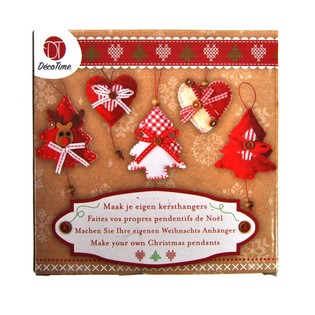 Set de 5 Piezas para Crear tus Propios Adornos Navide&ntilde;os - Modelo 2 (6 uds.)