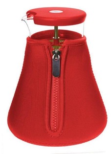 QDO - JARRA DE CRISTAL PARA T&Eacute; A GRANEL CON FUNDA 1 LITRO (1 ud.)