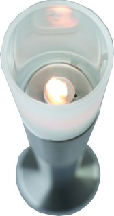 PATENT - L&aacute;mpara de aceite Slimline 18,5 cm (1 ud.)