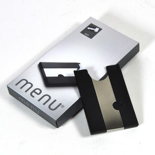 MENU - Tarjetero con Clip para Billetes y Alarma (1 ud.)