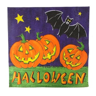 Juego de 20 Servilletas - Modelo: Halloween (6 sets)