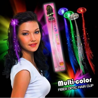 Mechón de Pelo Luminoso LED (30 uds.)