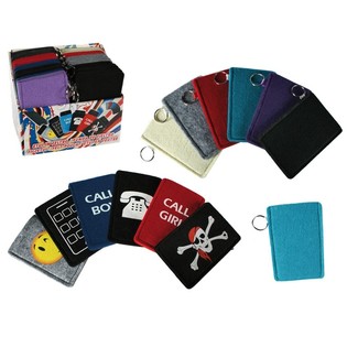 Fundas de m&oacute;vil con llavero en expositor (48 uds.)