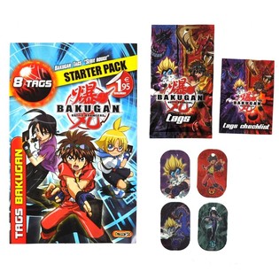 Pack de inicio BAKUGAN - 8 Tags (100 uds.)