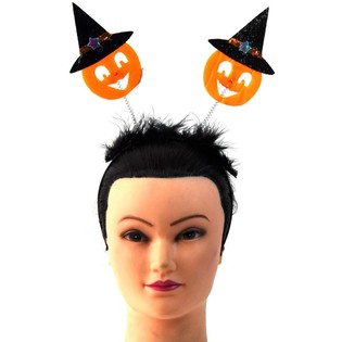 Diadema de Halloween con Calabazas (6 uds.)