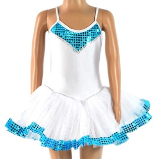 TUT&Uacute; BLANCO/AZUL PARA NI&Ntilde;OS - TALLA 6