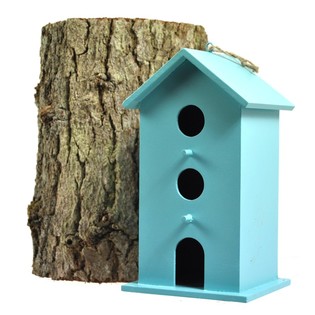 CASITA DE P&Aacute;JAROS DECORATIVA (4 UDS.)