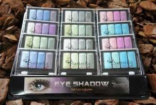MEZCLA DE SOMBRAS DE OJOS BUTTERFLY (12 ud)